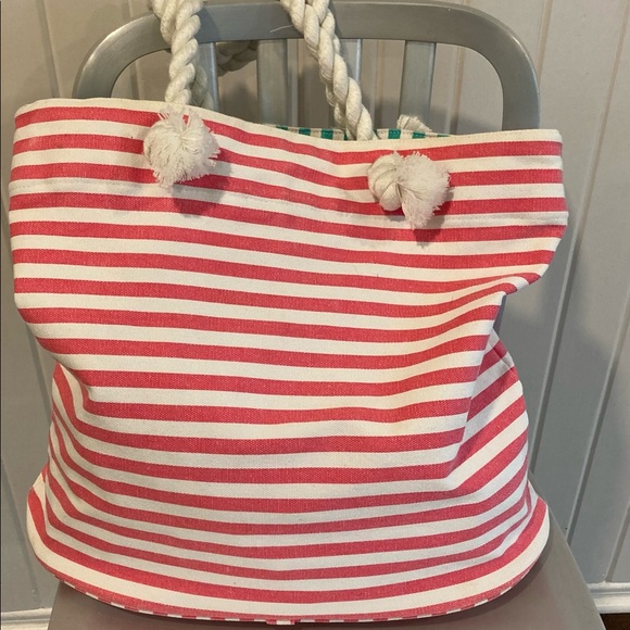 Canvas beach tote - Picture 2 of 15
